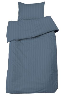 Hotell Mirage Bäddset Satin Blå Enkeltäcke 150x210 Redlunds