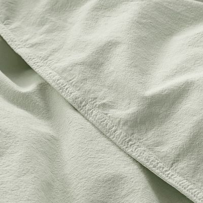 Enfärgat Grön Humble Bäddset Barn Spjälsäng 100x130 Borganäs of Sweden