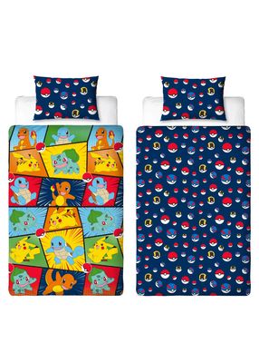 Pokemon Multi Barn Bäddset Enkeltäcke 150x210