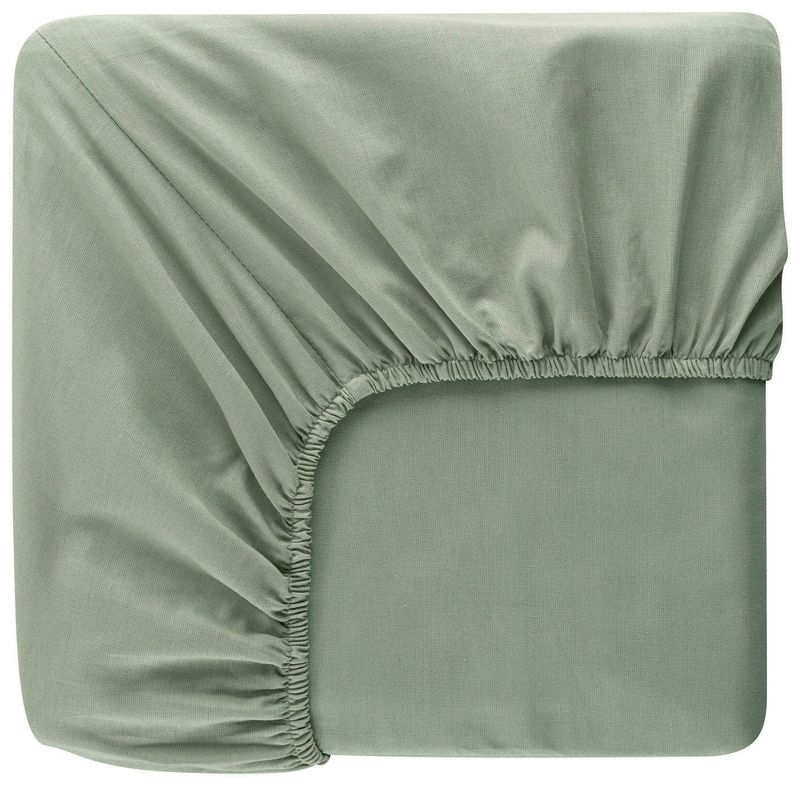 Dra på lakan Grön 90x200 Borganäs of Sweden