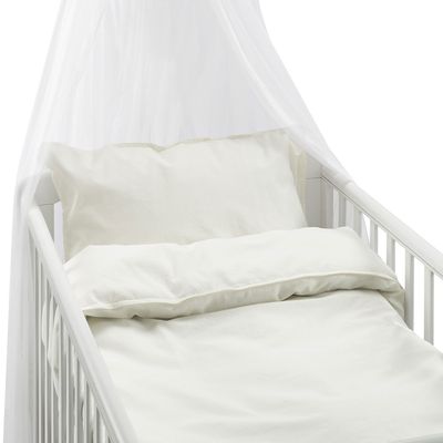 Enfärgat Vit Humble Bäddset Barn Spjälsäng 100x130 Borganäs of Sweden