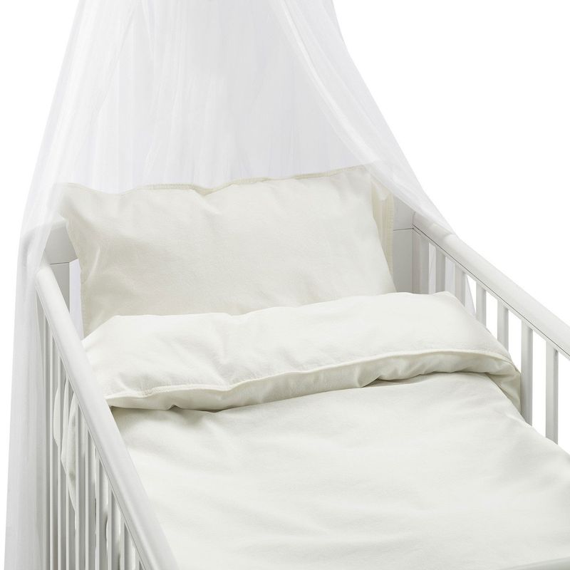 Enfärgat Vit Humble Bäddset Barn Spjälsäng 100x130 Borganäs of Sweden