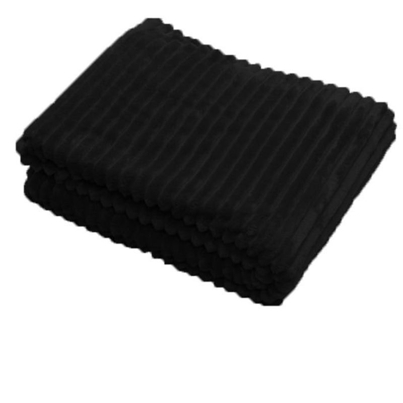 Baloo Svart Pläd 130x170 Redlunds