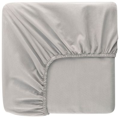 Dra på lakan Beige 160x200 Borganäs of Sweden