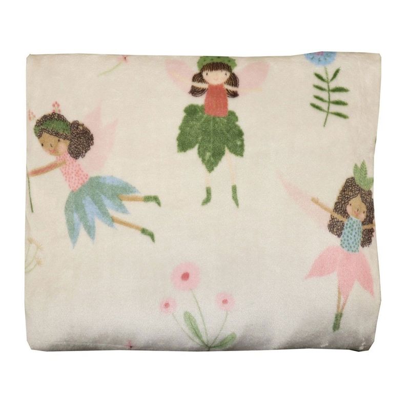 Älvor Beige Pläd Barn 130x150 Redlunds