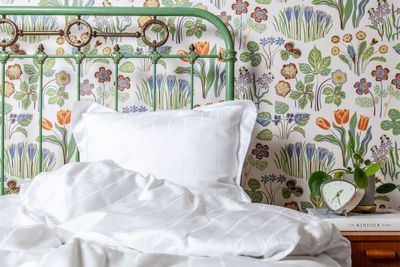 Liverpool Satin Vit Bäddset Dubbeltäcke 230x220 Kosta Linnewäfveri