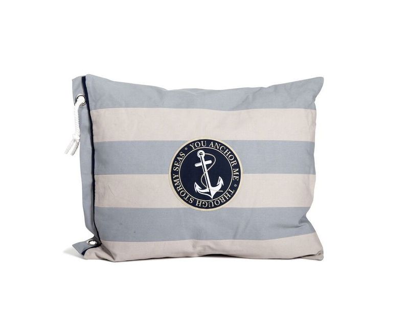 Rand Grå Maritim Kuddfodral 50x60 Lord Nelson Victory