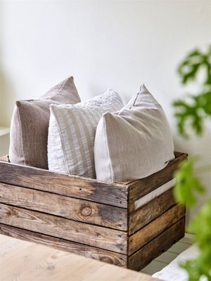 Polly Beige Bäckebölja Kuddfodral 45x45 Redlunds