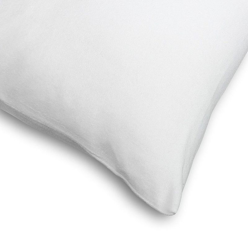 Kuddskydd Vit Stretchfrotté 50x90 Borganäs of Sweden