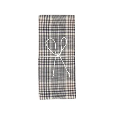 Harald Rutigt Beige/Brun/Svart Bäddset Enkeltäcke 150x210 Classic Textile