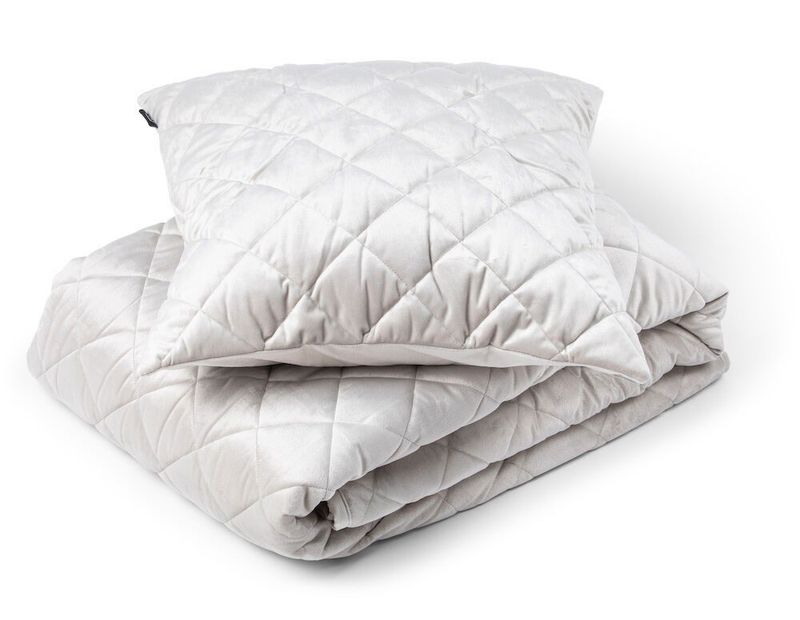 Kuddfodral Sammet Sand 50x50 Kosta Linnewäfveri