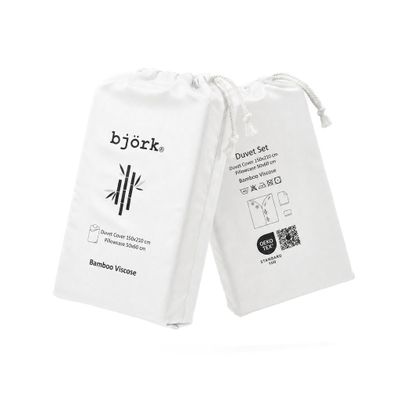 Bambu Bäddset Vit Enkeltäcke 150x210 Björk®