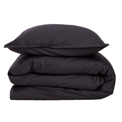 Bamboo Solid Grå Anthracite Påslakan 240x220 Gripsholm