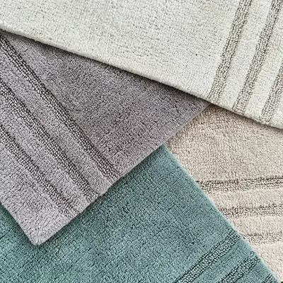 Verona Grå Badrumsmatta Classic Textile