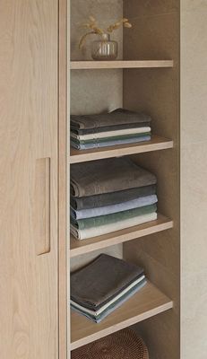 Helle Ljusblå Duschmatta Frotté Borganäs of Sweden