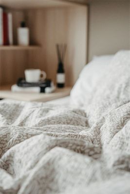 Junis Beige Blommor Bäckebölja Bäddset Dubbeltäcke 220x210 Redlunds