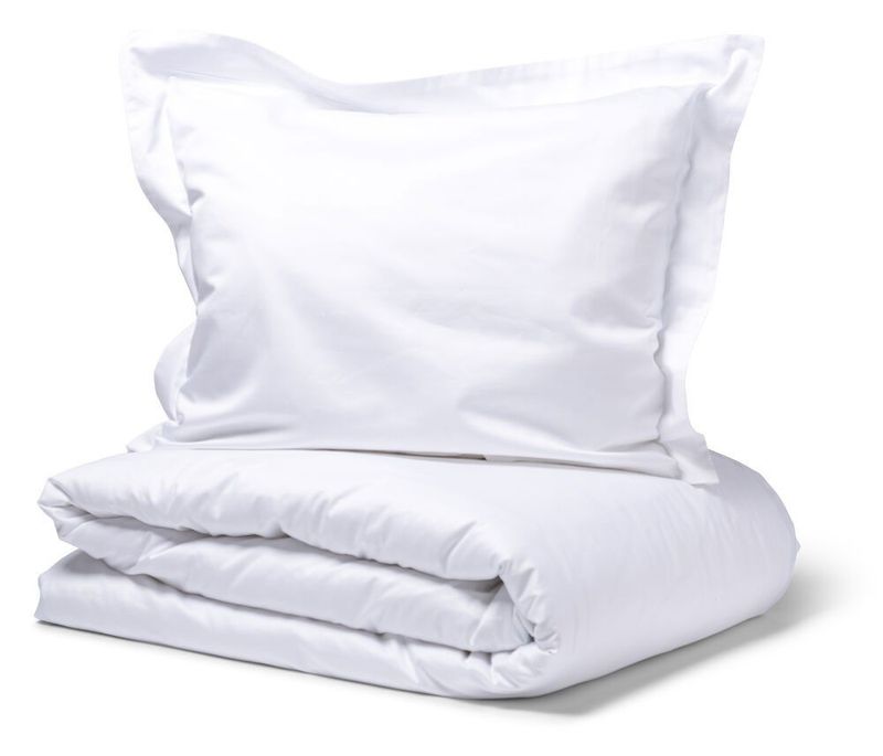 Örngott Manchester Satin Vit 50x60 Kosta Linnewäfveri