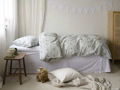 Plingeling Grön Bäddset Enkeltäcke 150x210 Borganäs of Sweden