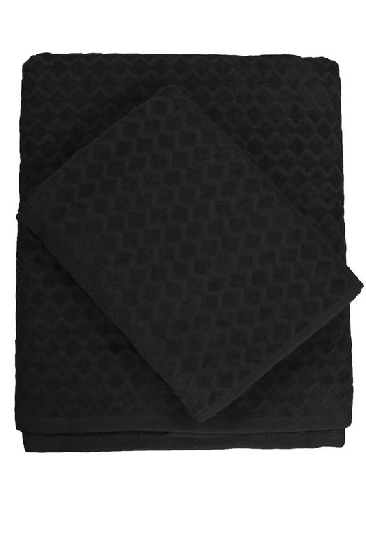 Diamond Badrumshandduk Frotté Svart Redlunds