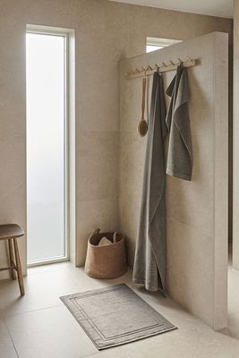 Helle Brun Badrumshandduk Frotté Borganäs of Sweden