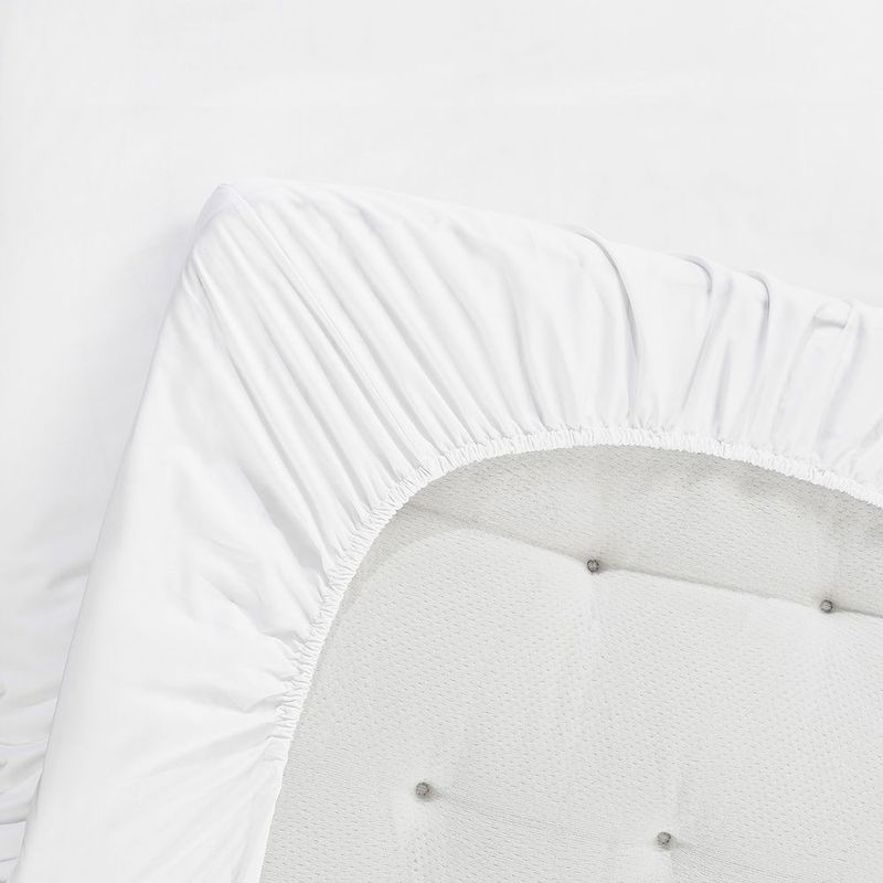 Egyptisk Bomull Dra på lakan Vit 140x200 Borganäs of Sweden