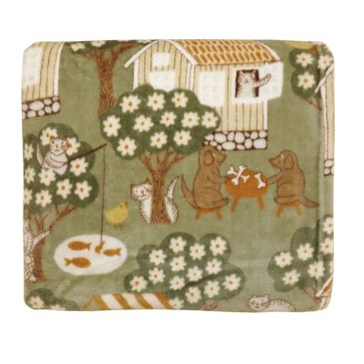 Åsgränd Grön Pläd 130x150 Redlunds