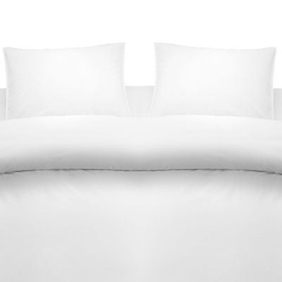 Enfärgat Vit Washed Bäddset Dubbeltäcke 220x210 Borganäs of Sweden