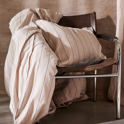 Exklusivt Linne Rand Örngott 50x60 Gripsholm