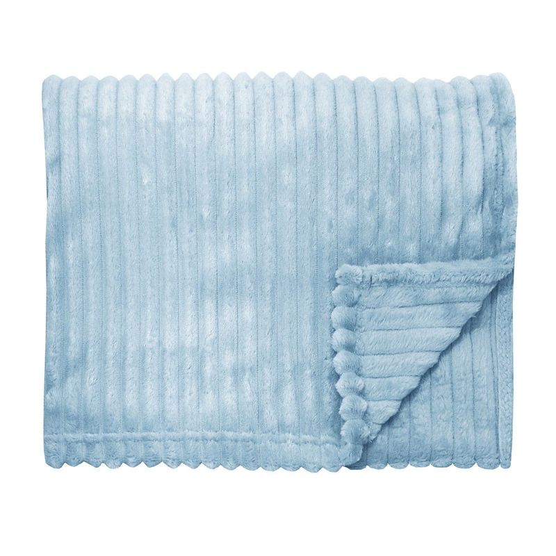 Baloo Ljusblå Pläd 130x170 Redlunds