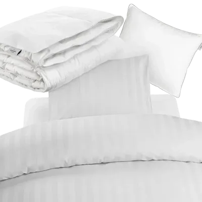 Hotellpaket Vit Standard - Täcke, kudde och bäddset