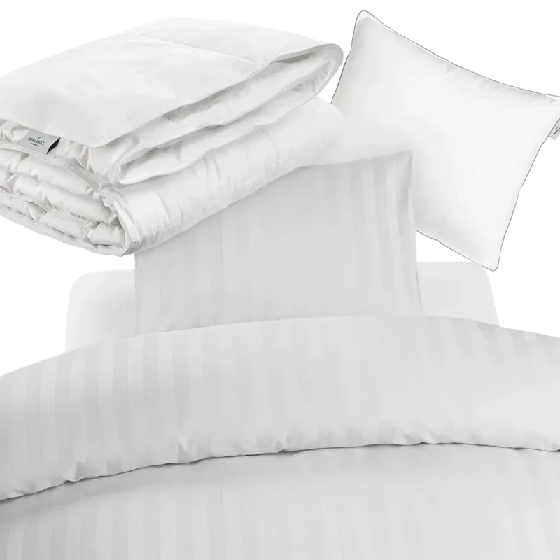 Hotellpaket Vit Standard - Täcke, kudde och bäddset