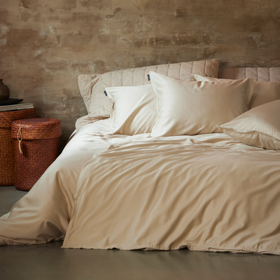 Bamboo Solid Sand Påslakan 150x210 Gripsholm