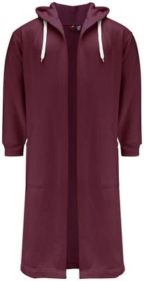 Morgonrock College Vinröd Kosta Linnewäfveri