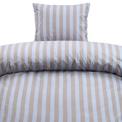 Sanna Multi Randigt Bäddset Enkeltäcke 150x210 Borganäs of Sweden