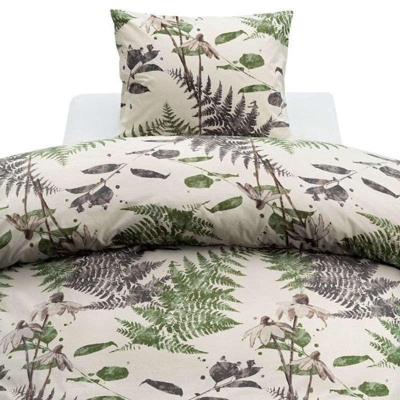 Skogsdunge Grön Natur Bäddset Enkeltäcke 150x210 Harmony