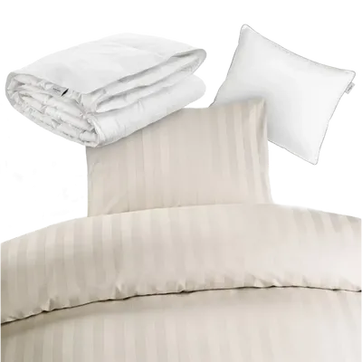 Hotellpaket Champagne Standard - Täcke, kudde och bäddset