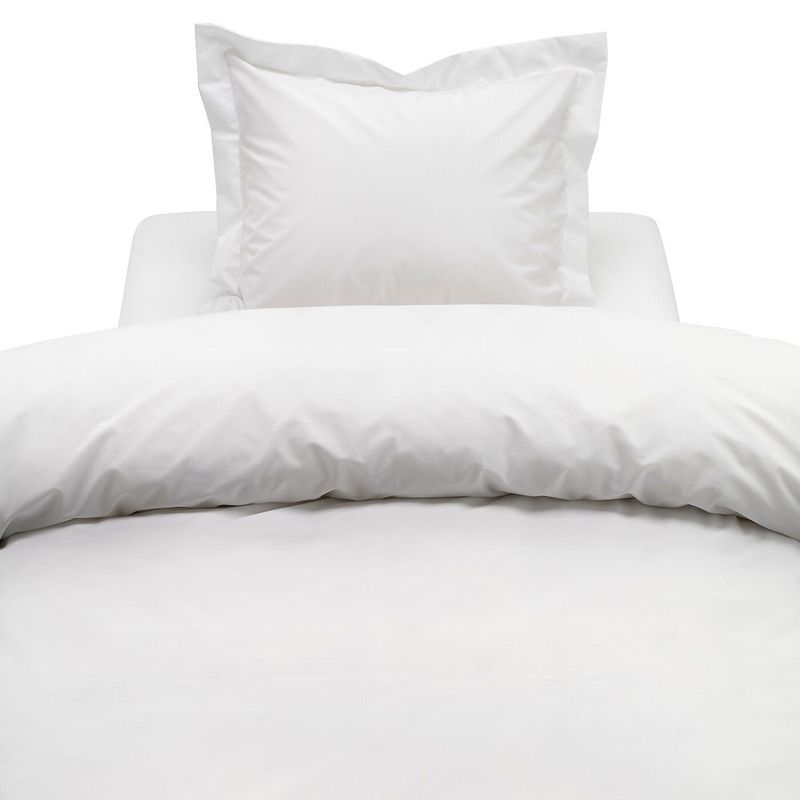 Egyptisk Bomull Vit Bäddset Enkeltäcke 150x210 Borganäs of Sweden