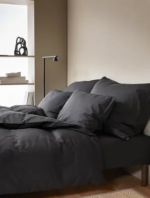 Örngott Harmoni Satin Svart 70x100 Höie