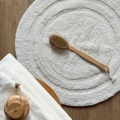 Turin Rund Badrumsmatta Classic Textile