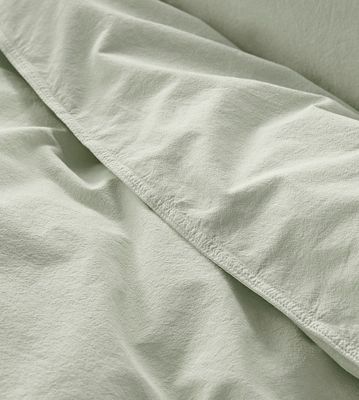 Enfärgat Grön Humble Bäddset Barn Spjälsäng 100x130 Borganäs of Sweden