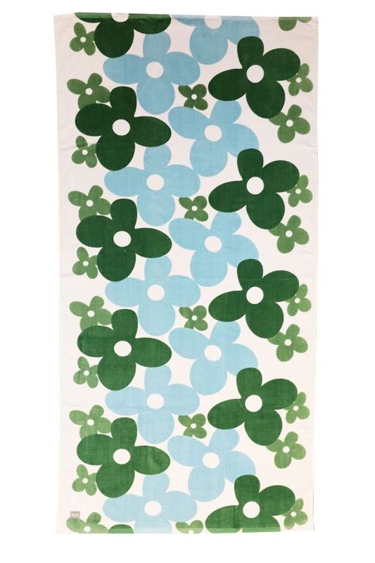 Badlakan Happy Grön Beachfrotté 80x160 Redlunds