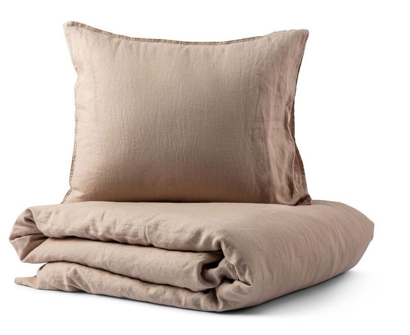 Örngott Linnea Lin Beige 50x60 Kosta Linnewäfveri