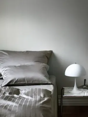 Hotell Örngott Satin Grå 60x80