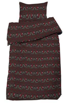 Mora Domherre Brun Bäddset Enkeltäcke 150x210 Redlunds