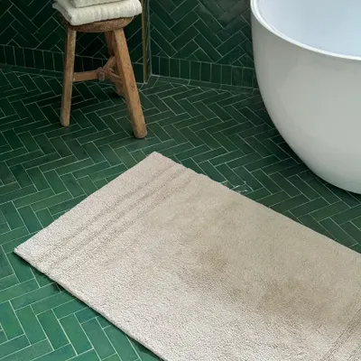 Verona Sand Badrumsmatta Classic Textile