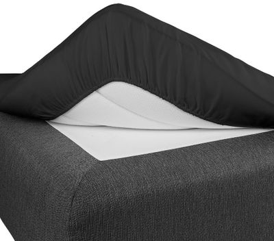 Dra på lakan Svart 90x200 Borganäs of Sweden