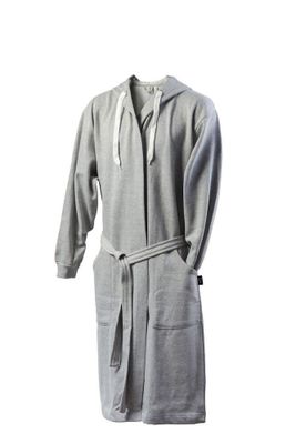 Morgonrock College Ljusgrå Kosta Linnewäfveri