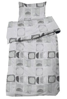 Como Grå Bäddset Enkeltäcke 150x210 Redlunds