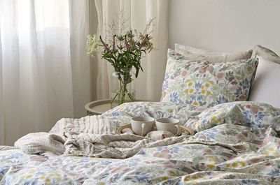 Sommarblommor Multi Blommigt Bäddset Enkeltäcke 150x210 Borganäs of Sweden