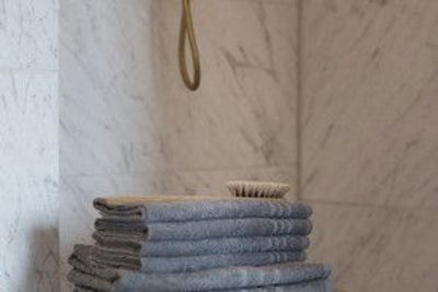 Basic Frotté Grå Badrumshandduk Borganäs of Sweden